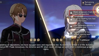 Решения Скотта для дебатов в HSR (ответы на переговоры) - Honkai: Star Rail