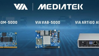 VIA представляет 3 новые платформы с ИИ