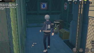 Zenless Zone Zero - Банбу возле металлического забора среди бела дня