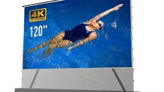 FORMOVIE представляет 120-дюймовый напольный натяжной экран для проектора UST ALR