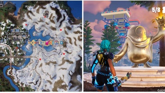 Где найти бобовых идолов в Fortnite