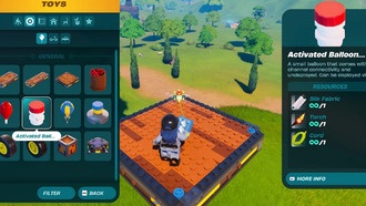 Как получить активированные воздушные шары в LEGO Fortnite