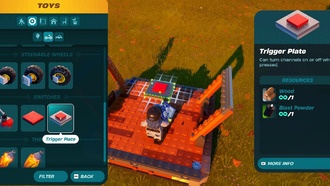 Как получить и использовать триггерные пластины в LEGO Fortnite