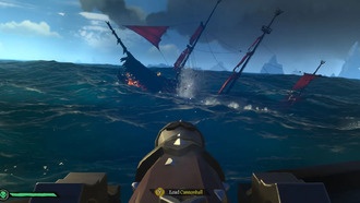 Как победить и потопить Пылающий клинок в Sea of Thieves