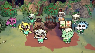 Кооператив в обновлении Unholy Alliance для симулятора Cult of the Lamb