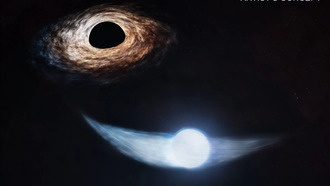 Телескопы НАСА вычислили график питания черной дыры