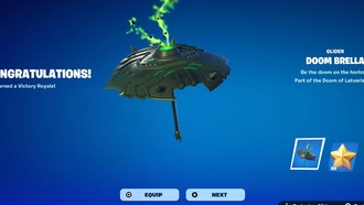 Как получить планер Doom Brella в Fortnite