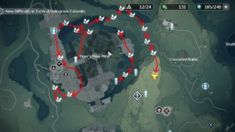 Локации Лантернберри и фермерский маршрут в Грозовых волнах - WuWa