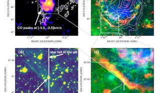Наблюдения исследуют связь остатка сверхновой с близлежащей областью H II
