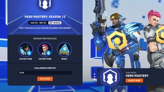 Overwatch 2: все испытания и награды за мастерство героев 12-го сезона