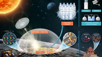 Предложена новая стратегия массового производства воды на Луне