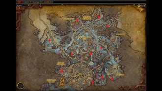 WoW: Война Внутри - Все местоположения символов для полета в небе в Азж-Кахете