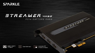 SPARKLE анонсирует карту захвата Streamer 4K60 PCIe