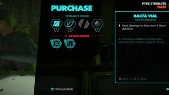 Как сделать так, чтобы инвентарь торговца обновился в Star Wars Outlaws