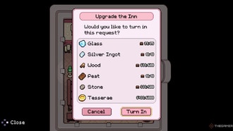 Как улучшить гостиницу в Fields Of Mistria