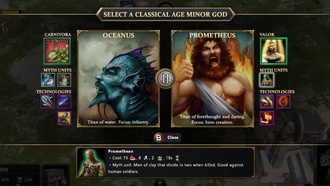 Как работают единицы Прометея в Age of Mythology: пересказ