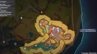 Расположение плодов шпинели в Genshin Impact