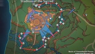 Сверкающая хризантема Локации в Genshin Impact