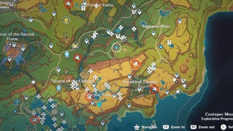 Местоположение сломанного камня с граффити в Genshin Impact (достижение Into The Painting)