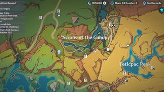 Genshin Impact: все 23 локации Пирокулуса на горе Коатепек