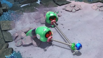 Как уничтожить двух Червячков одновременно в Astro Bot