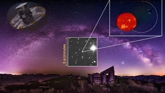 Астрономы нашли маленькую чёрную дыру в необычной двойной системе