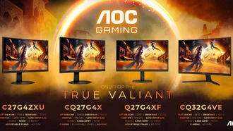 AOC расширяет свою серию игровых мониторов G4 новыми моделями