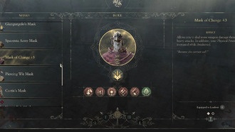 Руководство по сборке Mask Of Change в Энотрии: Последняя песня