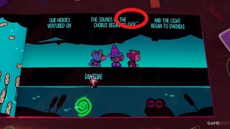 На болотах наступила ночь - Руководство по головоломкам Plucky Squire