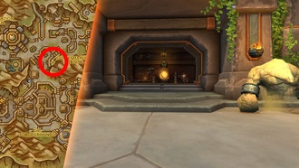 WoW: Война Внутри Mythic+ Расположение Портальной Комнаты