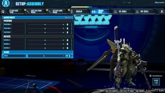 Как изменить масштаб и скрыть детали в Gundam Breaker 4