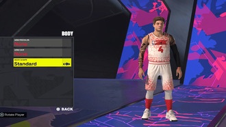 NBA 2K25: как изменить тип телосложения