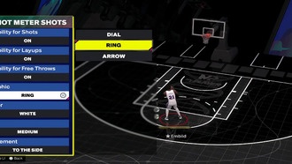 NBA 2K25: как изменить счетчик бросков