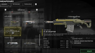 Helldivers 2: Лучшие сборки R-36 Eruptor