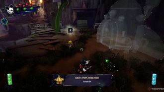Что делать с судовым журналом Малыша Пита в Disney Epic Mickey: Rebrushed?