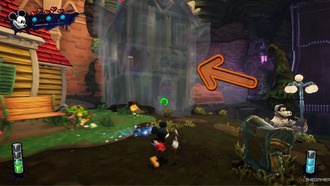 Как открыть сейф в Остауне в Disney Epic Mickey: Rebrushed