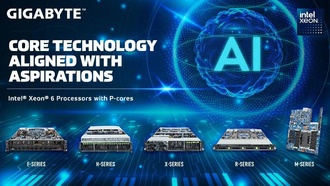 Новые серверы от GIGABYTE на базе Intel Xeon серии 6900 с P-core