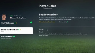 EA Sports FC 25: все роли игроков, объяснение