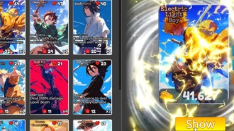 Roblox: Коды редкости аниме-карт