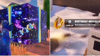 Как получить медальон на день рождения в Fortnite