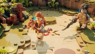 Специальная версия Horizon с датой выхода. Скоро мы будем играть в LEGO Horizon Adventure
