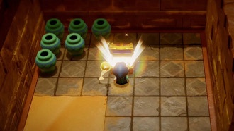 Как добраться до сундука за стеной в подземелье Gerudo Sanctum в Zelda Echoes of Wisdom