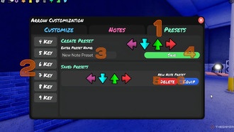 Как изменить сочетания клавиш в Funky Friday