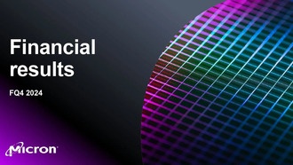 Micron сообщает о результатах за четвертый квартал и весь 2024 финансовый год