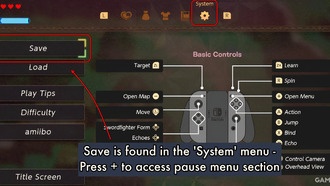 Как сохранить свой прогресс в Zelda: Echoes of Wisdom