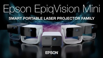 Epson представляет семейство портативных лазерных проекторов EpiqVision Mini Smart