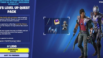 Как выполнить набор заданий «Повышение уровня» Зайна в Fortnite