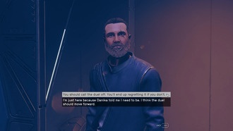 Starfield Shattered Space — Какого брата следует успокоить в поединке?