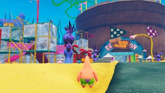 Как найти все банки с майонезом Demolition Derby в SpongeBob SquarePants: The Patrick Star Game