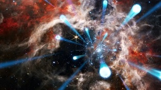 Астрономы обнаружили десятки массивных звезд, вылетевших из молодого звездного скопления R136